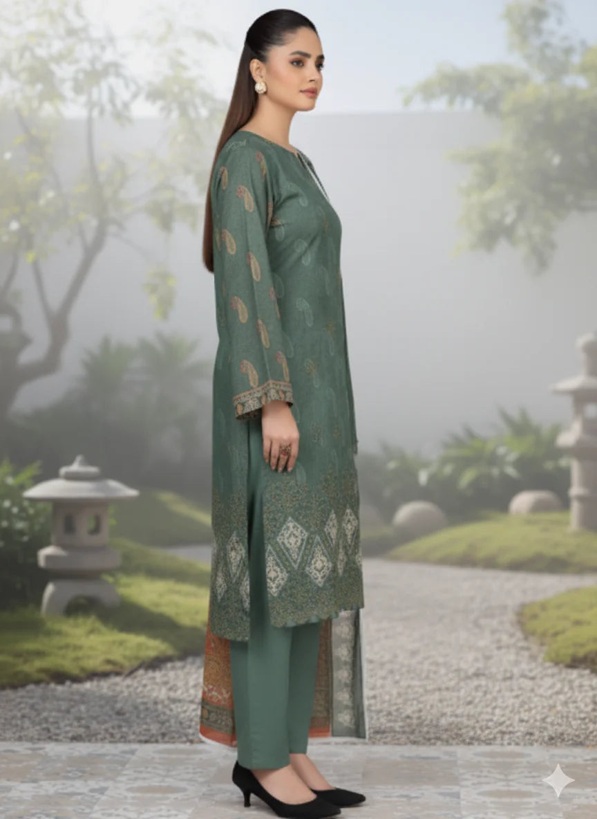 Teal Green – The Premium Lawn