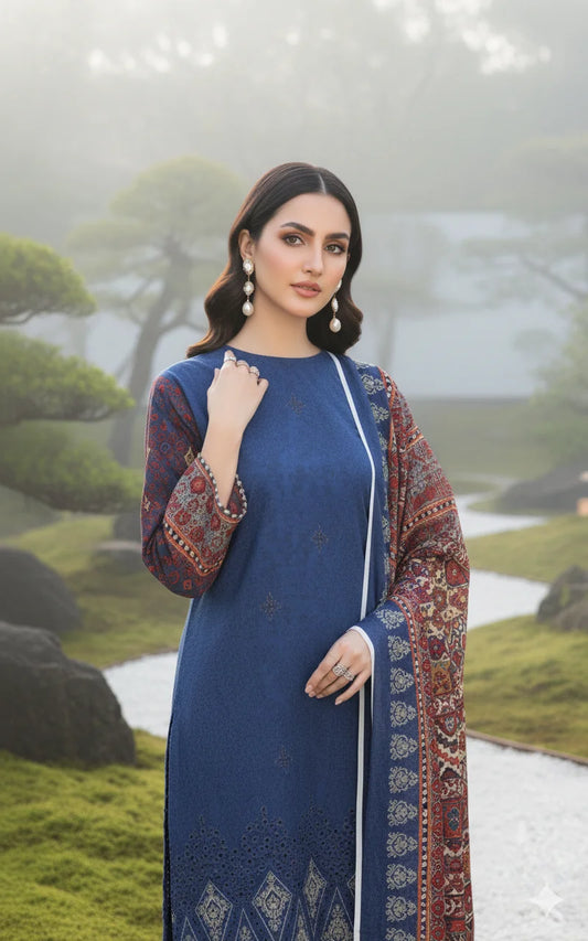 Teal Blue – The Premium Lawn