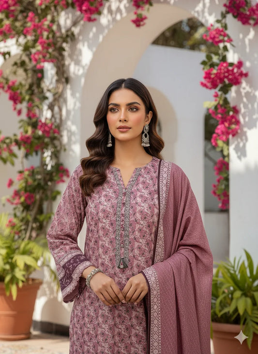 Dusty Rose – Premium Air-Jet Lawn