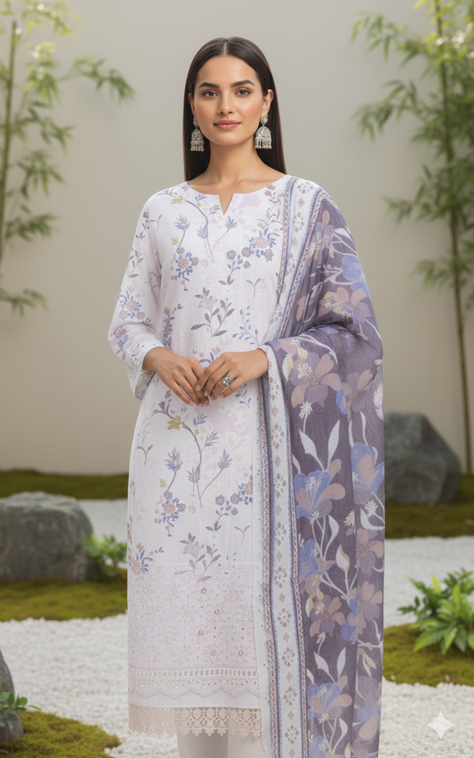 Muse Symphony – Floral Shivli Khaddar