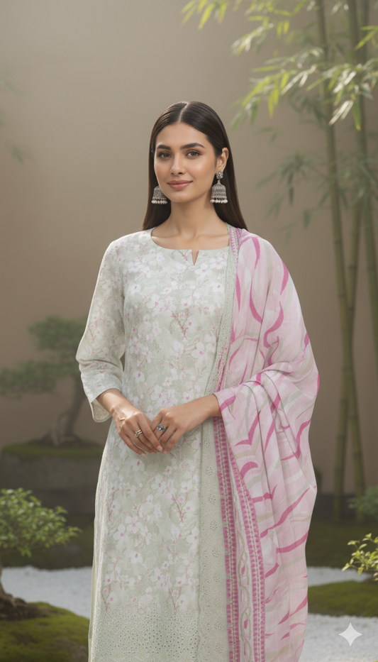 Crystal Harmony – Soft Sheen Khaddar
