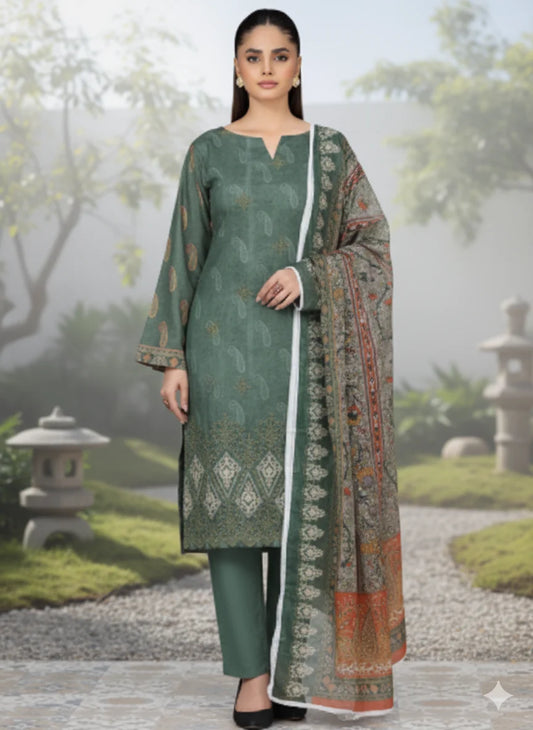 Teal Green – The Premium Lawn